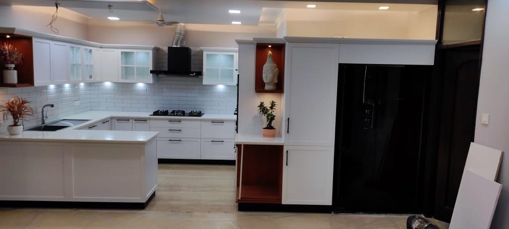 Contemporary Kitchen — Shelving Detail, Kanpur